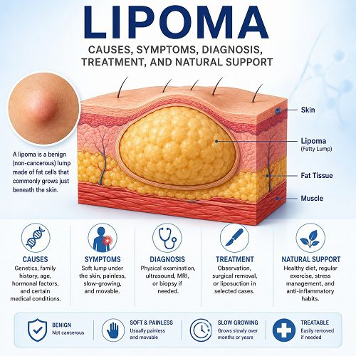 Lipoma: Causes, Symptoms, Diagnosis, Treatment, and Natural Support