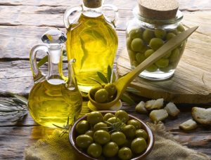 Olive oil and Vitamin E oil