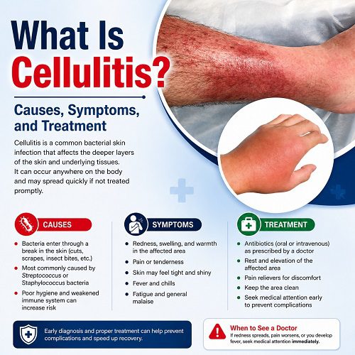 What Is Cellulitis? Causes, Symptoms and Treatment