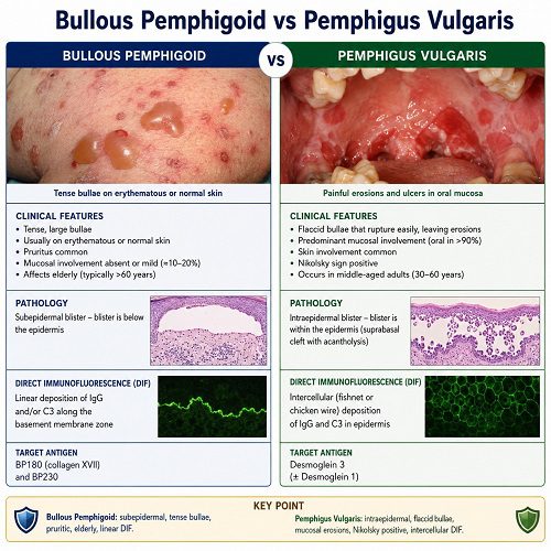 Bullous Pemphigoid vs Pemphigus Vulgaris: Treatment Options You Need to Know