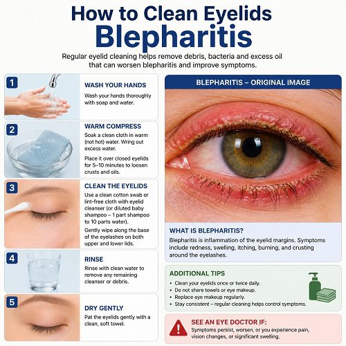 How to Clean Eyelids Blepharitis: A Step-by-Step Guide for Blepharitis Care