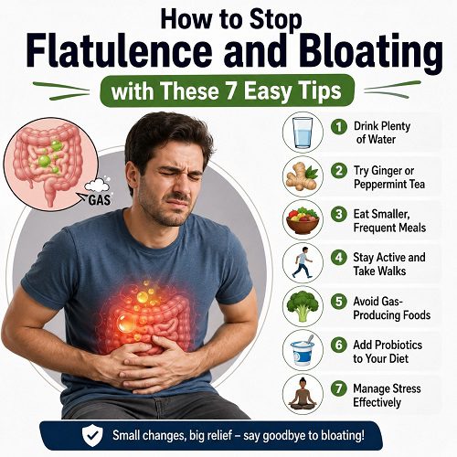 How to Stop Flatulence and Bloating with These 7 Easy Tips