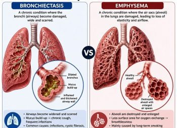 Bronchiectasis vs Emphysema Explained