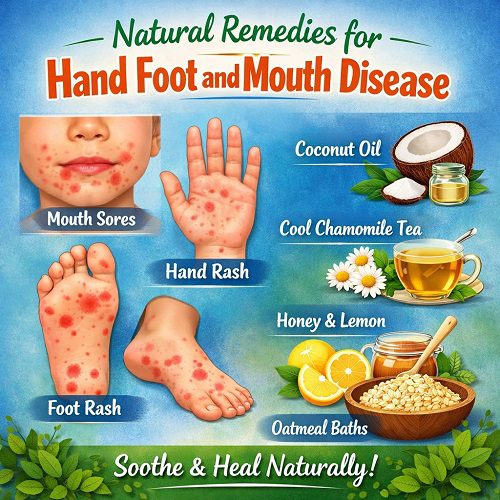 Natural Remedies for Hand Foot and Mouth Disease to Reduce Pain & Fever