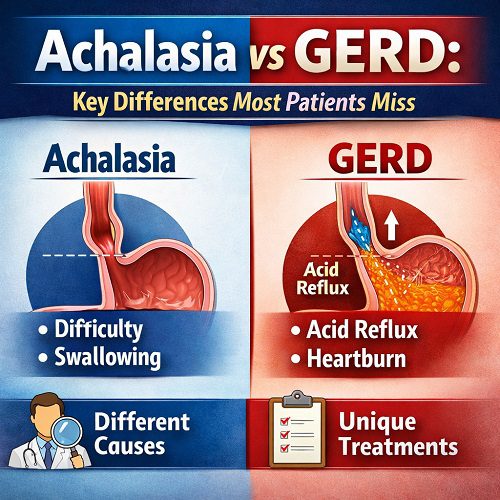 Achalasia vs GERD: Key Differences Most Patients Miss
