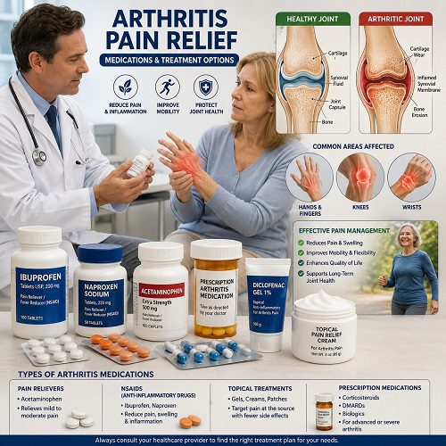 Best Medications for Arthritis Pain Relief: Safe and Effective Treatment Options