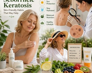 Natural support for seborrheic keratosis with healthy skincare habits and gentle skin protection practices.