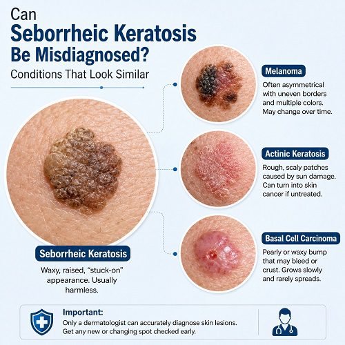 Can Seborrheic Keratosis Be Misdiagnosed? Conditions That Look Similar