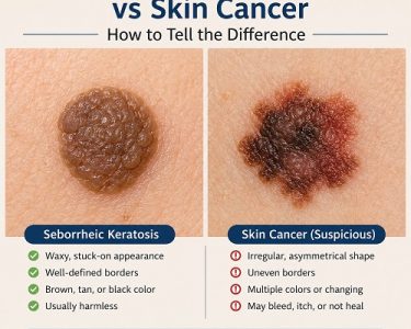Seborrheic Keratosis vs Skin Cancer