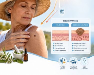 seborrheic keratosis sun exposure