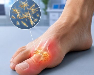 Gout Arthritis causing pain, swelling, and redness in the big toe