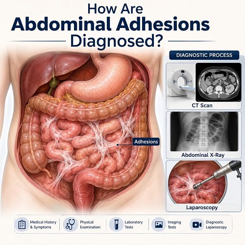 How Are Abdominal Adhesions Diagnosed?