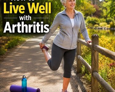Person living well with arthritis through exercise and healthy lifestyle habits