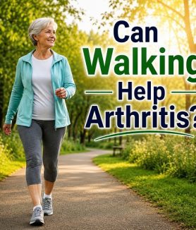 Walking for Arthritis – older adult walking outdoors for joint health