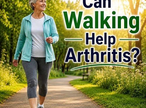 Walking for Arthritis – older adult walking outdoors for joint health