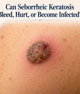Can seborrheic keratosis bleed, hurt, or become infected