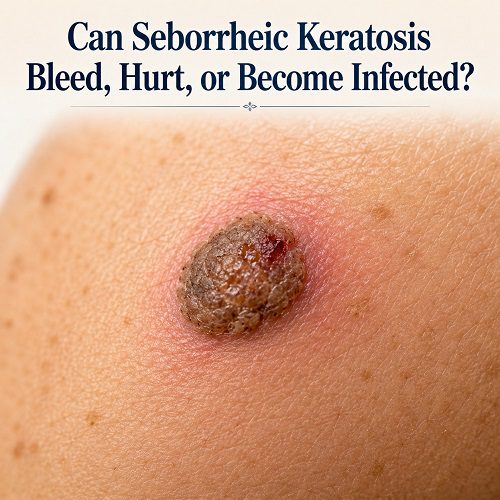 Can Seborrheic Keratosis Bleed, Hurt, or Become Infected?
