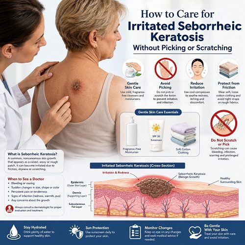 How to Care for Irritated Seborrheic Keratosis Without Picking or Scratching