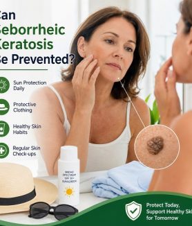 Can seborrheic keratosis be prevented with proper skin care and sun protection?