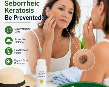 Can seborrheic keratosis be prevented with proper skin care and sun protection?