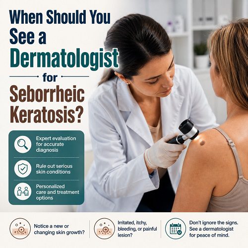 When Should You See a Dermatologist for Seborrheic Keratosis?
