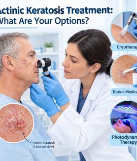 Actinic keratosis treatment options for sun-damaged skin