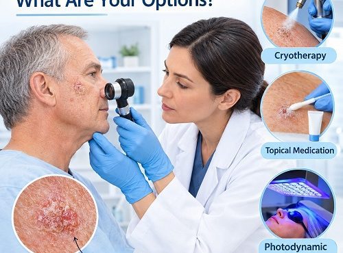 Actinic keratosis treatment options for sun-damaged skin