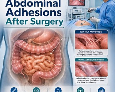 Prevention of abdominal adhesions after surgery