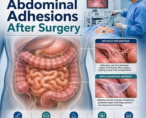 Prevention of abdominal adhesions after surgery
