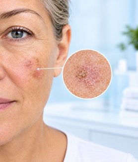 Imiquimod for actinic keratosis treatment cream applied to sun-damaged skin