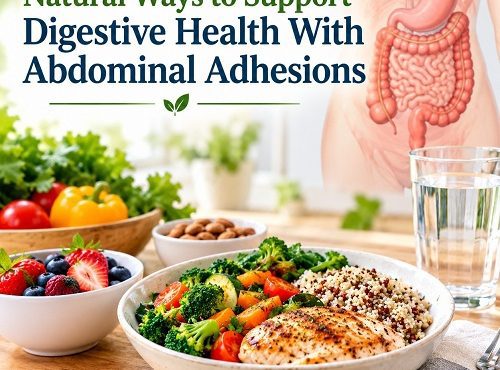 Natural support for abdominal health with healthy foods and digestive wellness