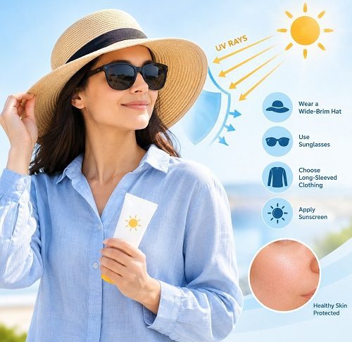 Actinic keratosis prevention and daily sun-safety tips for protecting damaged skin