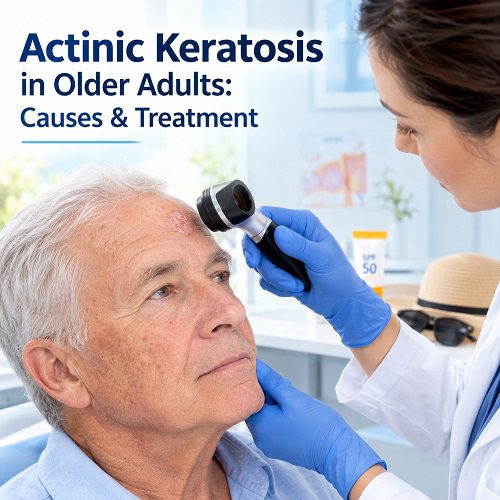 Actinic Keratosis in Older Adults: Causes & Treatment