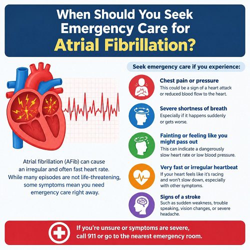 When Should You Seek Emergency Care for Atrial Fibrillation?
