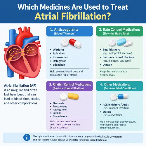 Which Medicines Are Used to Treat Atrial Fibrillation?