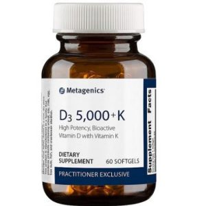 Metagenics Vitamin D3 5,000 IU with Vitamin K2