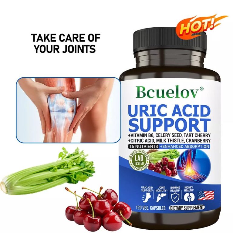 Tart Cherry Extract Capsules with Celery Seed Kidney Health Uric Acid