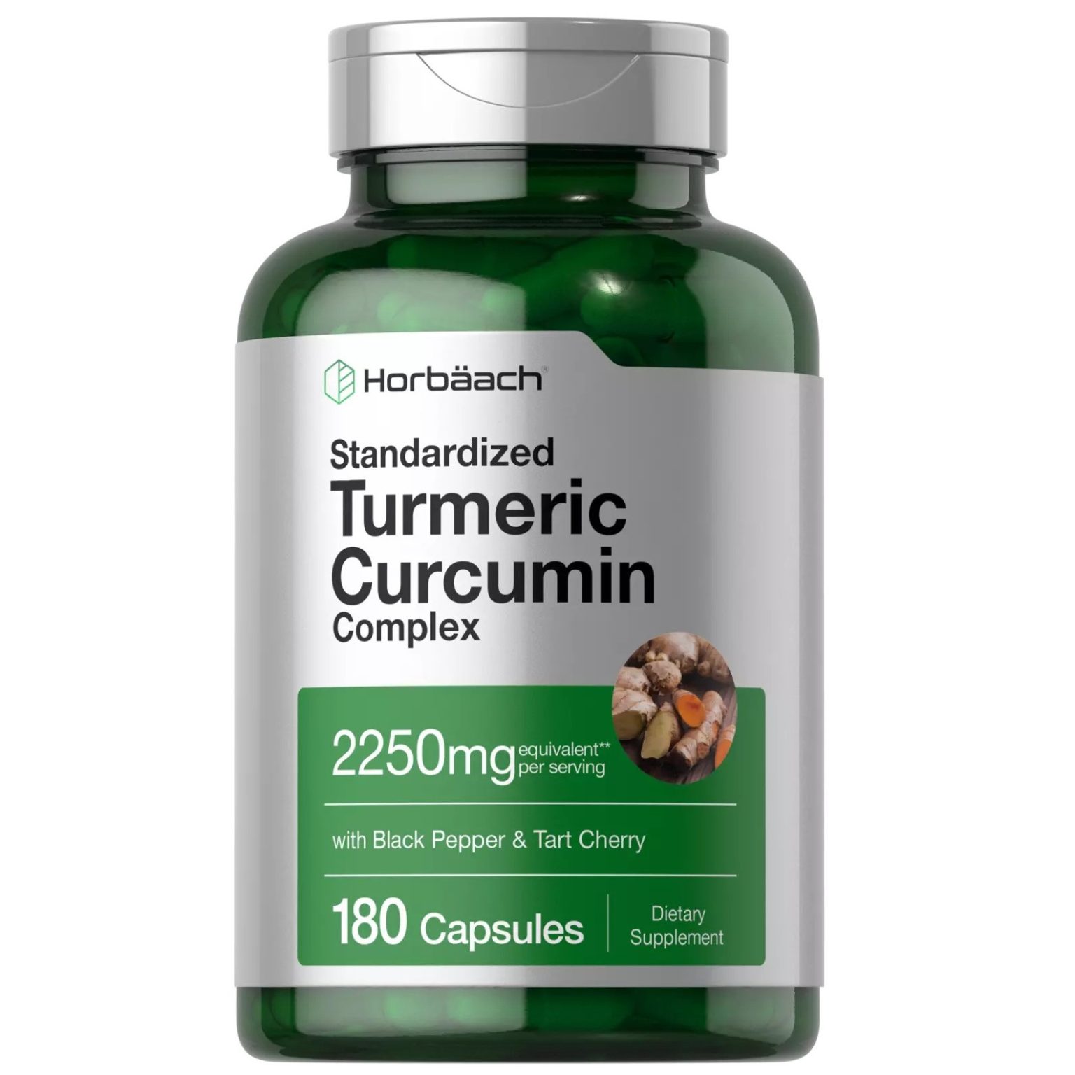 Curcumin with Black Pepper, Qunol 2250mg Turmeric Extract with 95